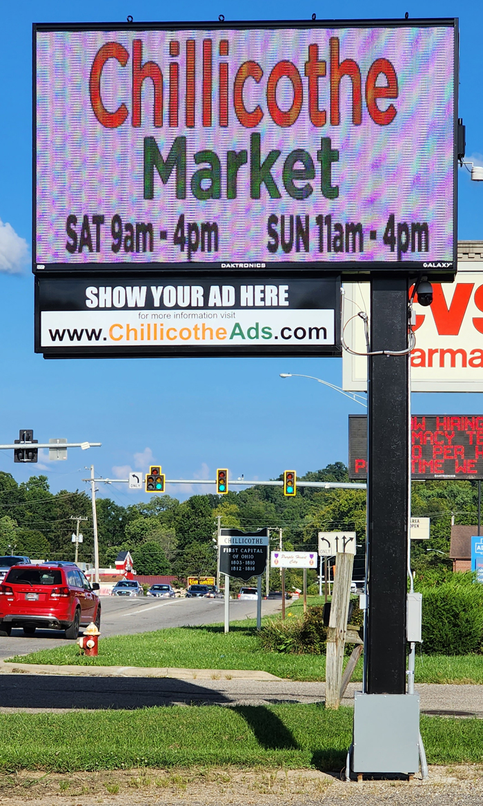 Chillicothe Market Sign